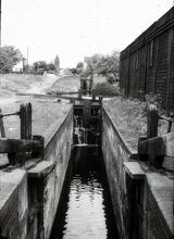 Stourbridge Canal: Lock 12 looking towards Lock 11
