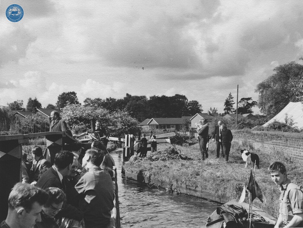 Cactus leaving Reopening Rally Site above Stourton Lock 17, 29 May 1967