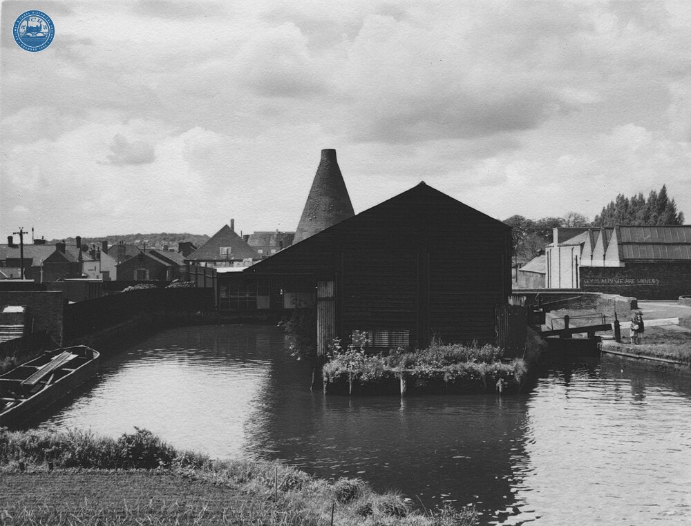 Looking down from CI Bridge at Lock 11, Lock 12 & Stuart Crystal, 29 May 1967