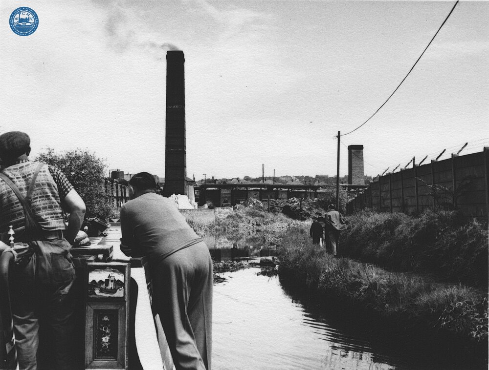 Brickworks on the Line to Black Delph, 29 May 1967