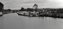 Boats in Navigation Basin, Wootton Wawen. 1964