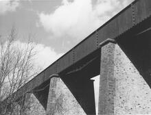 Edstone (Bearley) Aqueduct from West, 6 April 1973