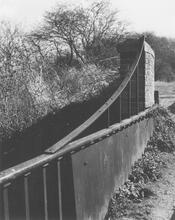South end of the towpath on Edstone (Bearley) Aqueduct, 6 April 1973