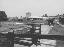 Diglis Locks, Worcester, 5 June 1963