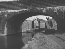 Bridge 24, Lock 16, top of Offerton Flight, 23 May 1957