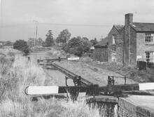 Lock 28, Stoke Pound, Top of Stoke Flight, 12 April 1966