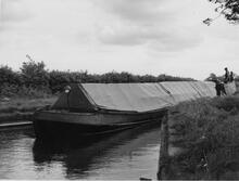 Tardebigge Flight Lock 57, NB Severn Dolphin, BW, 10 May 1958