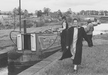 Severn Dolphin' in Tardebigge Top Lock 58, 10 May 1958