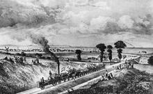 1830 - SER. Opening of the Canterbury and Whitstable Railway 3 May 1830. (Ref: 030993)
