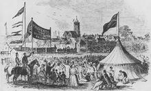 1847 - SER. The first train on the Minster & Deal Railway, 1 July 1847. (Ref: 030998)