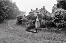 James Brindley Monument at Wormhill – well and drinking trough. 1966