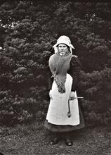 Typical dress of boatwoman 