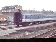 BR Mk2a TSO Transpennine. York 21 March 1989. (Ref: 017253)