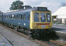 017041 BR DMU classs 120, DMSL leading no M51789. Quainton Road 25 August 1975
