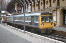 017238 BR DMU Class 142/1 142078 DMS 55728. York 21 March 198