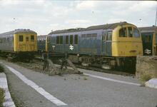 71004 BR(S) Electric loco , Class71, no 71004. Gillingham 24 August 1974. (Ref: 017013)