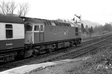 0112975 .27014 Class 27 at Dalmally (OBN @ 46m 76ch) on 19 May 1979