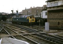 017032  47276 BR diesel electric lcco class 47, no 47276. Kings Cross 3 July 1975