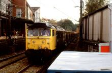017349 47513 BR diesel electric loco, Class 47/4 47513 from Sutton Sidings. Macclesfield August/September 1993
