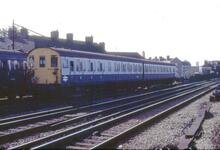 017207  BR EMU Departmental  unit, No 051, ex 2HAP unit 6086. DTC ADS75404, MBS ADS61284. Waterloo 19 September 1983