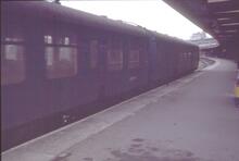 017245  BR DMU Class 105 DMBS TDB 977123 Route Learning car ex E51286. York 21 March 1989