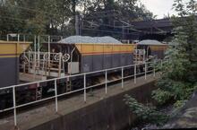 017343   BR 41t ballast hopper Stingray/Seacow YGB DB980134 from Old Mill Street. Macclesfield August/September 1993
