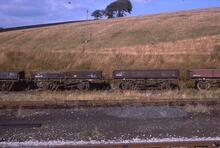 017080  BR wagons in siding. Hellifield 5 September 1975
