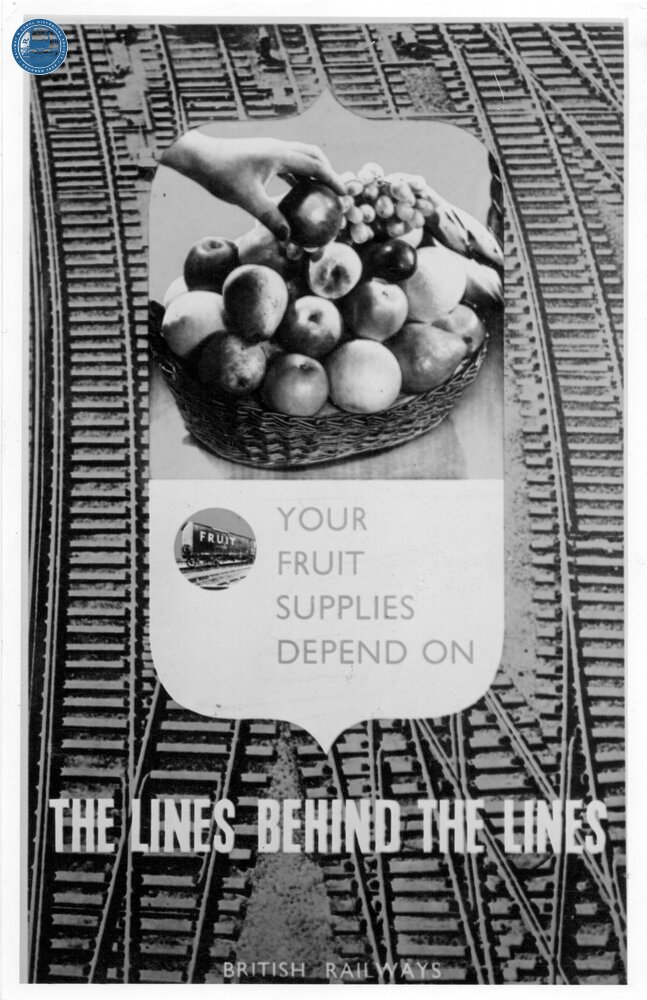 British Railways. Wartime Poster - Fruit Supplies (Ref: 031797)