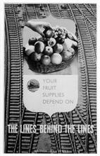 British Railways. Wartime Poster - Fruit Supplies (Ref: 031797)