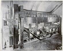 017259 Photograph  of elctrical gear in steel fireproof car