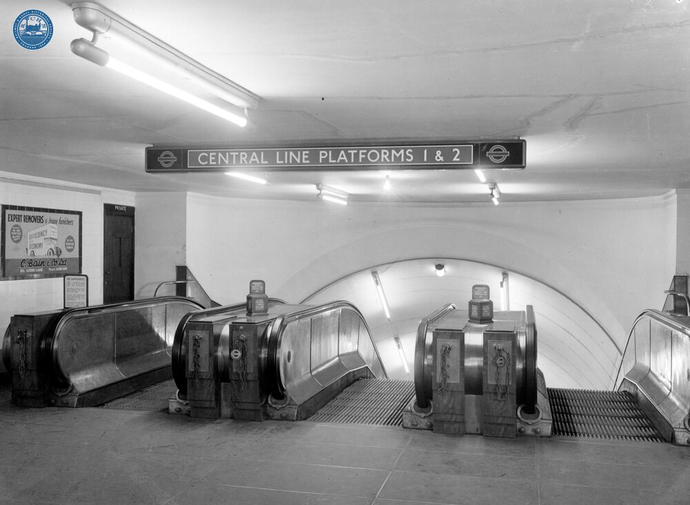 Central Line - Gants Hill Station - Escalators (Ref: 031475)