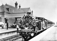 Metropolitan Line. Ruislip Station Metropolitan Railway 1904 (Ref: 030358)