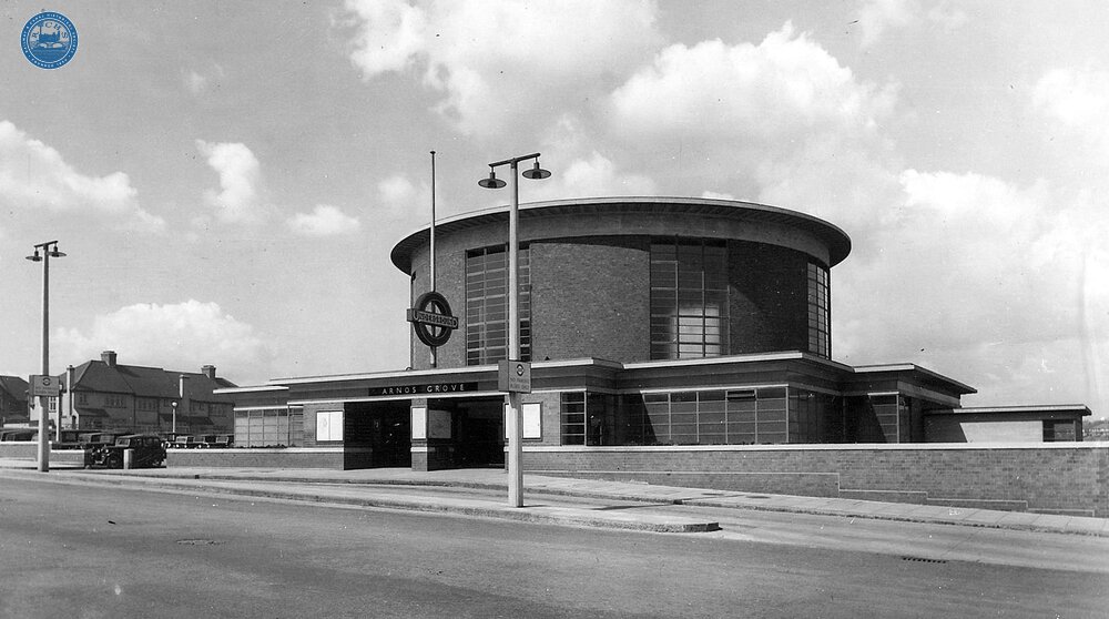 Piccadilly Line - Arnos Grove Station 1932 (Ref: 030012)