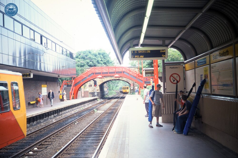 South Gosforth station (BTN @ 2m 32ch) on Tyne & Wear Metro