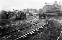 Smithy House tramroad (2). Little Eaton, Canal Wharf. July 1908.