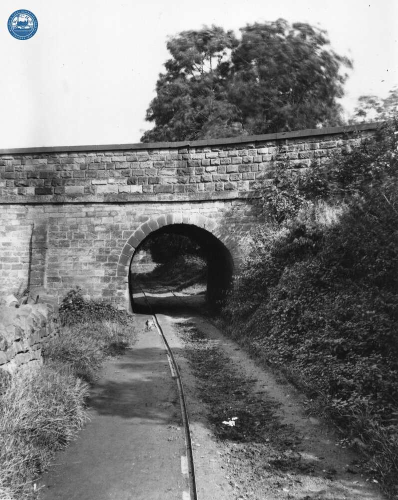 Smithy House tramroad. Little Eaton Bridge. 29 September 1908