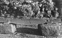 Mansfield & Pinxton Railway. Old Rail & Stone Sleeper Blocks (2)