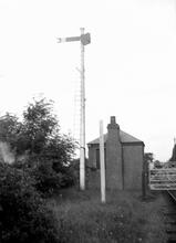 Padarn Railway. Signal Protecting Level Crossing. 04 August 1954