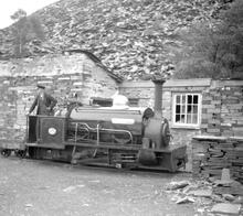 Penrhyn Quarry Railway 0-4-0ST loco "Winifred", early 1960s