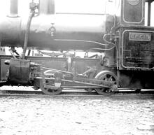 Penrhyn Quarry 0-4-0--WT loco "Cegin" in steam, early 1960's