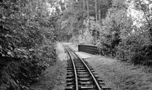 Penrhyn Quarry Railway, track on lower section of line
