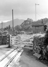 Penrhyn Quarry Railway, double crossing near Bethesda.