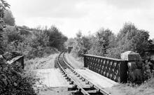 Penrhyn Quarry Railway, bridge on upper section near Bethesda