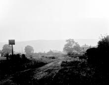 Ruabon Brook Tramway. Trevor. Looking south towards the Basin at Pontcysyllte from near the Fireclay Works. 25 June 1949 (4)
