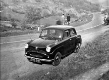Moel-y-Faen Tramway. Bertram Baxter’s car on the pass near the tramway. 04 April 1954 (20)