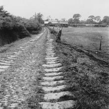 Lancaster Canal Company, Preston & Walton Summit Tramroad. Incline near Walton Summit. May 1949 (17)