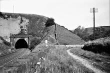 Peak Forest Tramway. Barmoor Clough Tunnel, South Portal (BEJ @ 15m 29ch). 26 September 1928 (41)