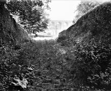 Peak Forest Tramway- Cutting Approach to Stodhart Tunnel. 26 September 1928