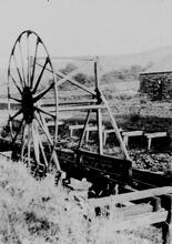 Peak Forest Tramway. Bugsworth. Waggon Tippler  (Apparatus for tipping waggons). September 1928 (9)