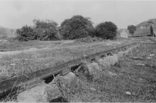 Peak Forest Tramway. Bugsworth. Stone blocks and rails. (13)